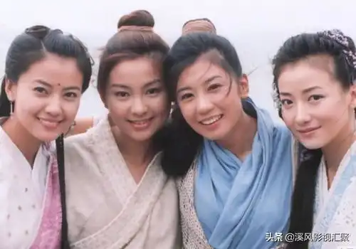 倚天屠龙记电影定档,林峯扮相像中年人,小昭周芷若同框像双胞胎
