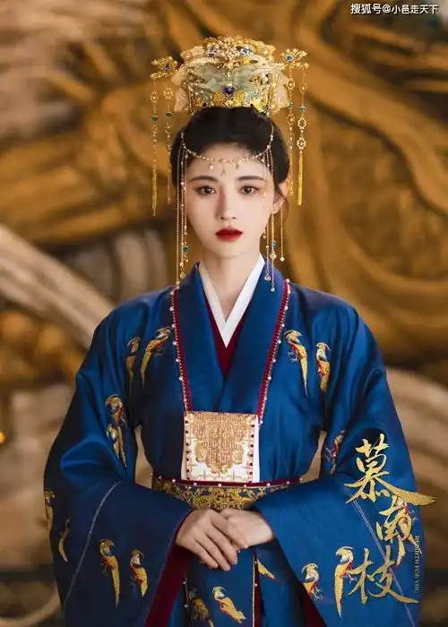 鞠婧祎慕南枝古装造型剧照合集