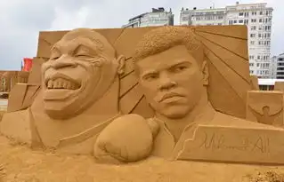 比利时沙雕节开幕打造经典电影人物高清组图
