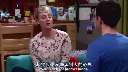 生活大爆炸谢耳朵和佩妮相互倾诉,场面有些暧昧
