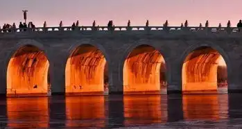 刚拍的,颐和园重现金光穿洞了你看到了吗
