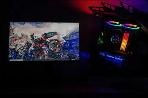 灯效酷炫装机秀,3600xb450bmr24水冷大水牛铁血战士机箱