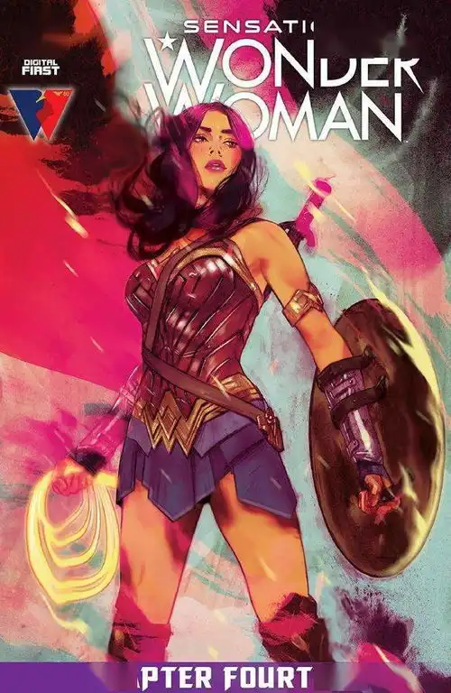 dc漫画公开神奇女侠的个人漫画刊第14期封面图