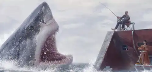 巨齿鲨曝终极预告,杰森斯坦森搭配李冰冰上演海洋侏罗纪