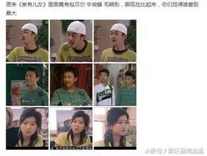 才知道家有儿女里有包贝尔牛俊峰毛晓彤,谁变化最大
