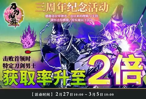 刀剑乱舞online中文版三周年新合战场上田城实装
