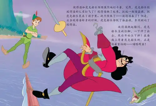 儿童绘本故事推荐小飞侠彼得潘下