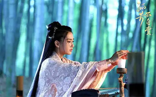竹林里的8位古装美人,热巴第七,杨幂第二,最后那位惊艳了时光
