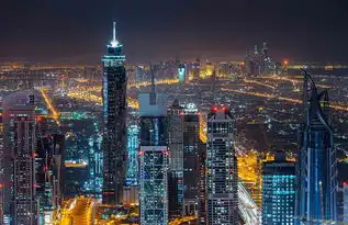 迪拜摩天大楼漂浮云雾中似天空之城