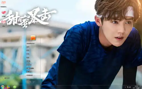 鹿晗甜蜜暴击剧照win10主题
