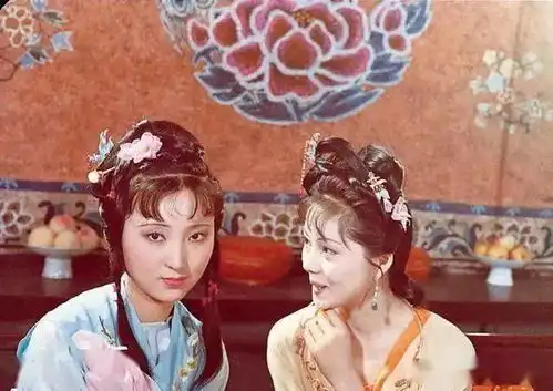 87版红楼梦剧组珍贵老照片,那个年代的女演员一个个惊为天人