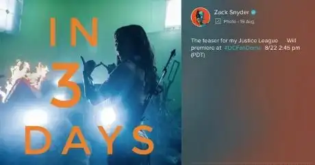 预告片即将到来扎导分享正义联盟剪辑版,神奇女侠新剧照
